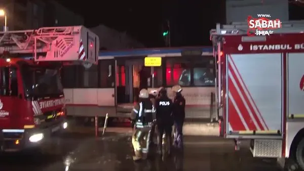 Topkapı- Mescid-i Selam Tramvayı’nda yangın | Video
