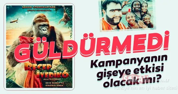 Recep İvedik 6 güldürmedi! Recep İvedik 6 için 'izlememe' kampanyası başlatılmıştı...