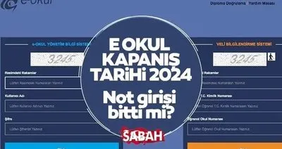 e-OKUL NOT GİRİŞİ NE ZAMAN KAPANACAK? MEB 2024 e-Okul not ve devamsızlık girişi son tarihi gündemde!