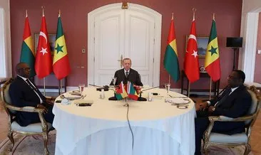 Erdoğan, Gine ve Sengal Cumhurbaşkanları ile bir araya gelmişti! Görüşme sona verdi!