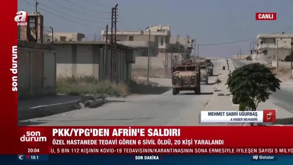 YPG/PKK'dan Afrin'de hastaneye alçak saldırı! Onlarca sivil hayatını kaybetti | Video