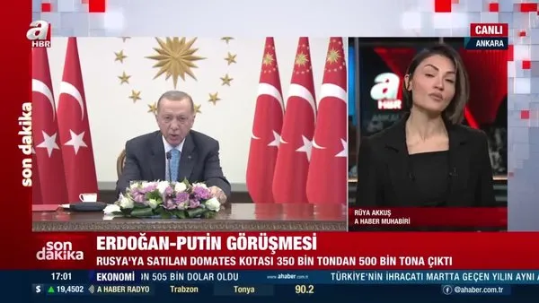 Son Dakika: Başkan Erdoğan ve Putin arasındaki görüşmenin detayları: Rus turistler için yeni ödeme sistemi | Video
