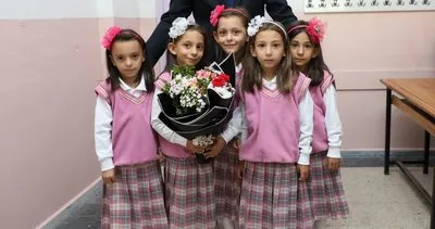 Ağrı’da beşiz kız kardeşler aynı anda okula başladı #agri