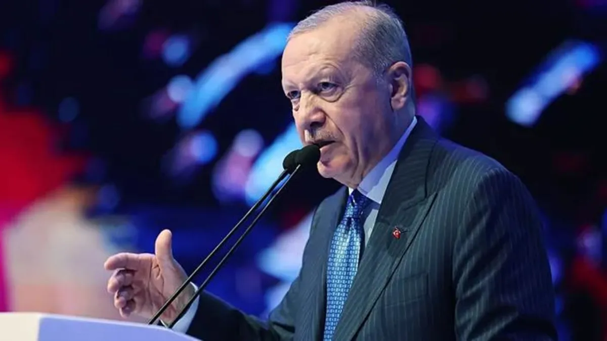 Cumhurbaşkanı Erdoğan, savunma sanayii ihracatındaki gelişmeleri değerlendiriyor.
