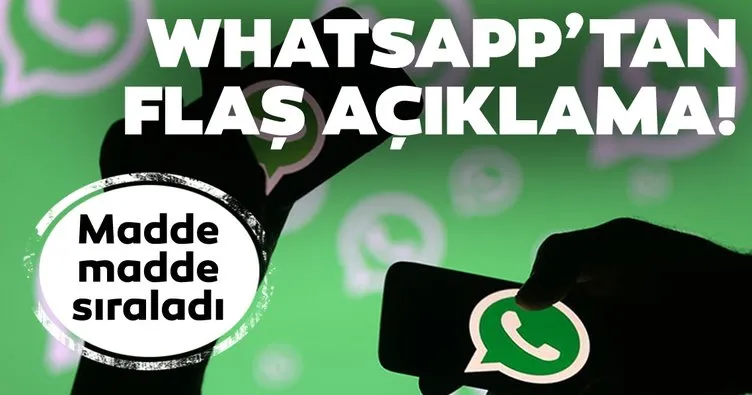 WhatsApp’tan flaş gizlilik açıklaması geldi! Madde madde sıraladı!