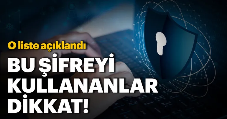 İşte 2018’in en kötü şifreleri