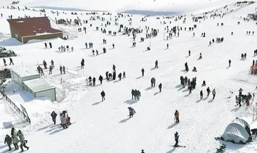 Kayak merkezlerinde sömestir yoğunluğu