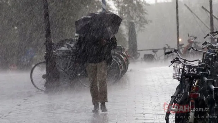 Meteoroloji’den son dakika sağanak yağış, fırtına ve hava durumu uyarısı geldi! Vatandaşlar dikkat…