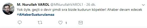 Millet kanalına sahip çıktı: #AHaberSusturulamaz