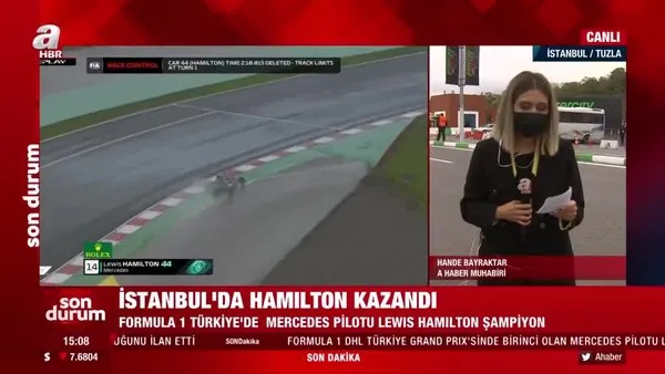 Son Dakika: Formula 1 DHL Türkiye Grand Prix'si şampiyonu Hamilton oldu! | Video