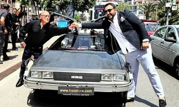‘DeLorean’ İstanbul trafiğinde