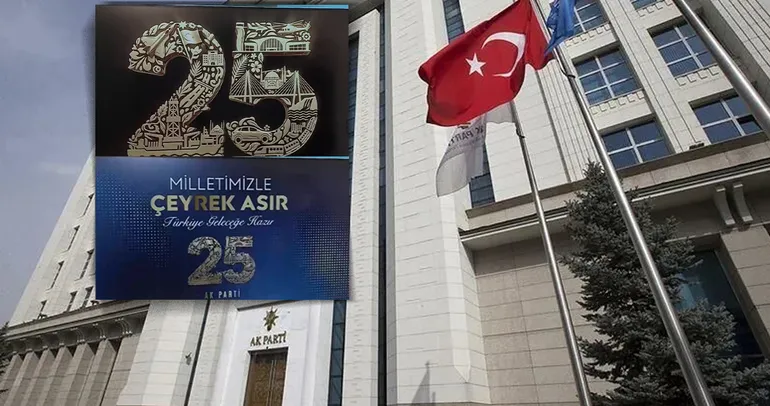 AK Parti’den 25. yıla özel logo çalışması!
