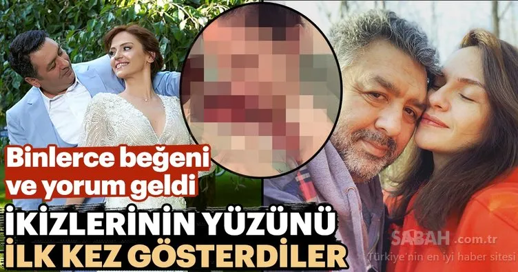 Sinem Öztürk ve Mustafa Uslu bebekleriyle ilk kez poz verdi...