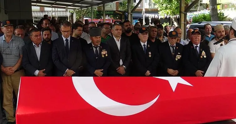 Kıbrıs Gazisi Kemal Şentuna son yolculuğuna uğurlandı