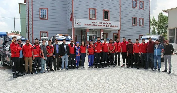14 kişilik UMKE personeli Afrin’e uğurlandı