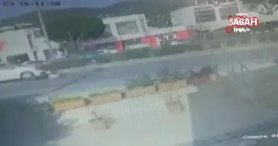 Anne ve çocuğun metrelerce sürüklendiği feci kaza kamerada | Video