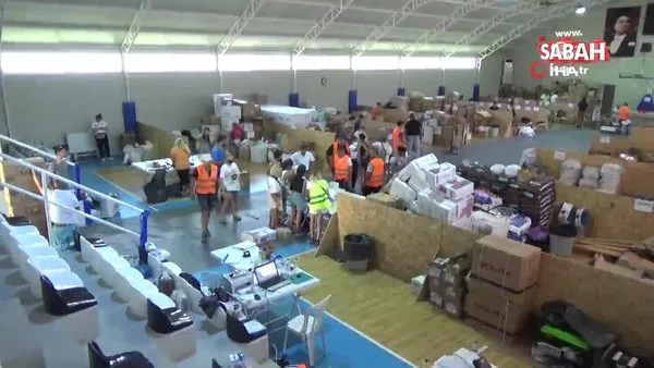Marmaris’te yardım toplama merkezleri kuruldu | Video