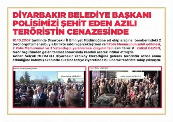 İçişleri Bakanlığı açıkladı! İşte HDP'li Diyarbakır, Van ve Mardin Büyükşehir Belediye Başkanlarının görevden alınma gerekçeleri