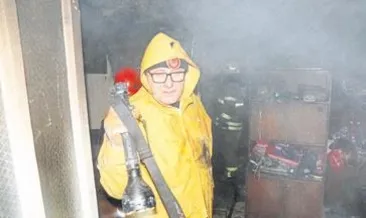 Bayraklı’da soba tüpü patladı