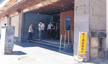 Banka şubesine silahlı saldırı