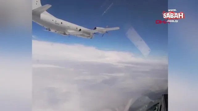 ABD bombardıman uçağı Rus jetleri tarafından Baltık Denizi'nde böyle engellendi | Video