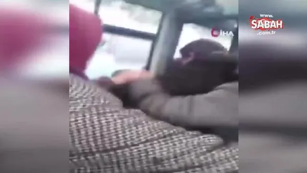 İstanbul'da yaşlı yolcuların otobüsteki ibretlik küfürlü, tekmeli kavgası kamerada |Video