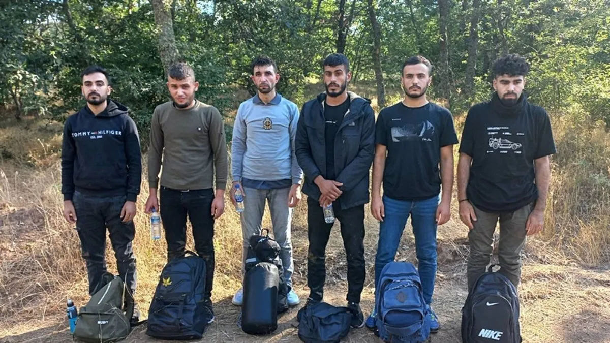 Yurt dışına kaçacaklardı! Edirne'de 16 kaçak göçmen yakalandı