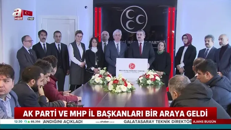 İstanbul'da AK Parti - MHP görüşmesi