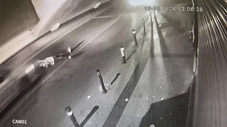 Alkol alan şahıs kendinden geçerek yola uzandı: Kendisini fark edemeyen sürücü üzerinden geçti!