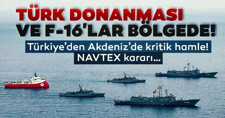 Türkiye Rodos ve Meis arasında NAVTEX ilan etti! NAVTEX ne anlama geliyor? Türk donanması ve F-16’lar bölgede, Yunanistan panikte...