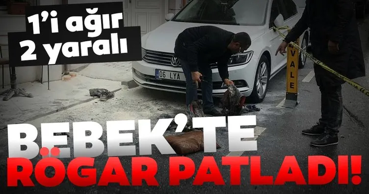Son dakika: İstanbul Bebek’te rögar patladı: 1’i ağır 2 yaralı var...
