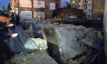 3 katlı bina saniyeler içinde çöktü