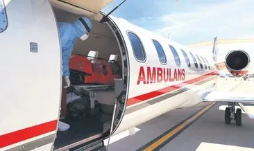 Güçlü sağlık sisteminin gökteki yıldızları ambulans uçaklar