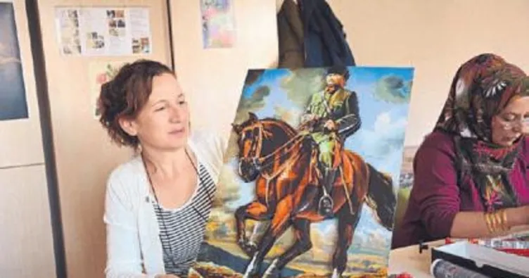 Dekoratif tablo kursu ilgi topladı