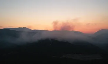 Son dakika: Burdur'da orman yangını! Gece görüşlü helikopterlerle müdahale ediliyor #burdur