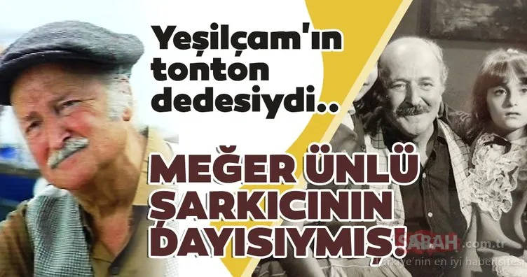 Yeşilçam’ın tonton dedesi Nubar Terziyan ünlü şarkıcının dayısıymış... Nubar Terziyan ölümünün 27. yılında anılıyor!