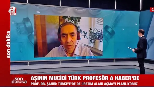 SON DAKİKA: Türk televizyonlarında ilk! Koronavirüs aşısının mucidi Türk Profesör Uğur Şahin canlı yayında | Video
