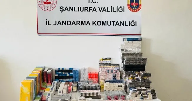 Şanlıurfa’da kaçak tütün ve alkol operasyonu: Binlerce ürün ele geçirildi