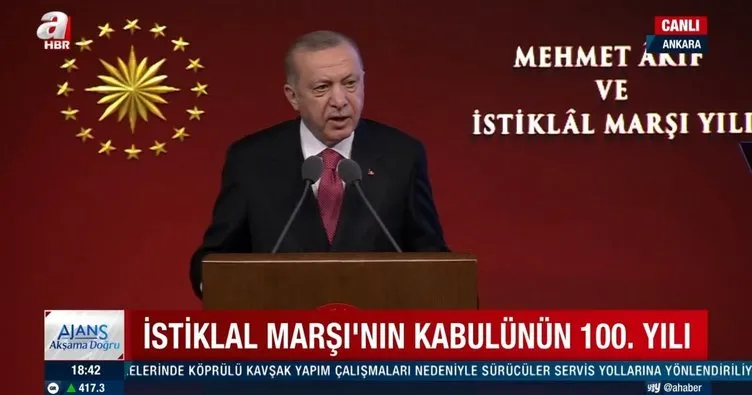 Son dakika: Başkan Erdoğan'dan çok net İstiklal Marşı mesajı: 84 milyonun ortak paydasıdır