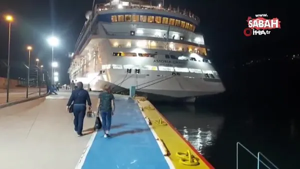 Rus turistleri taşıyan kruvaziyer gemi, 27'nci kez Amasra'da