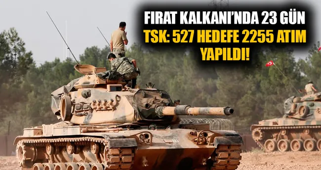 Fırat Kalkanı’nda 23.Gün