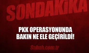 Operasyonda Rus menşeli füze ele geçirildi