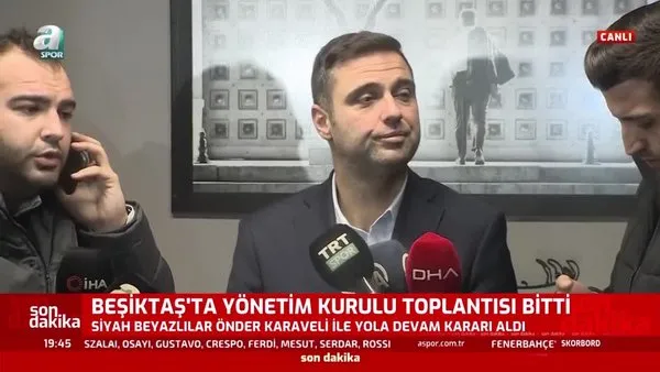 Beşiktaş'tan teknik direktör açıklaması!