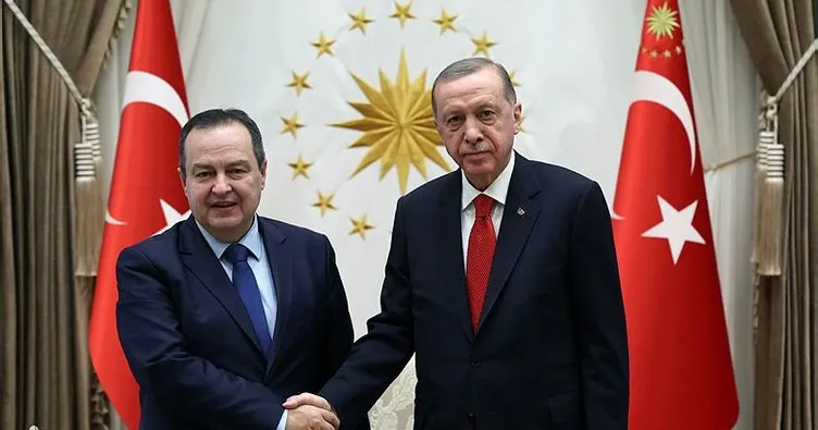 Başkan Erdoğan Sırbistan Dışişleri Bakanı Dacic’i kabul etti