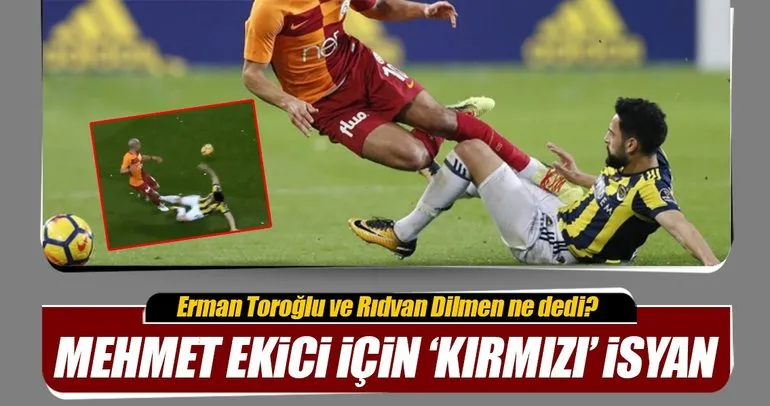 Galatasaray’dan Fenerbahçeli Mehmet Ekici için ’kırmızı’ isyanı!