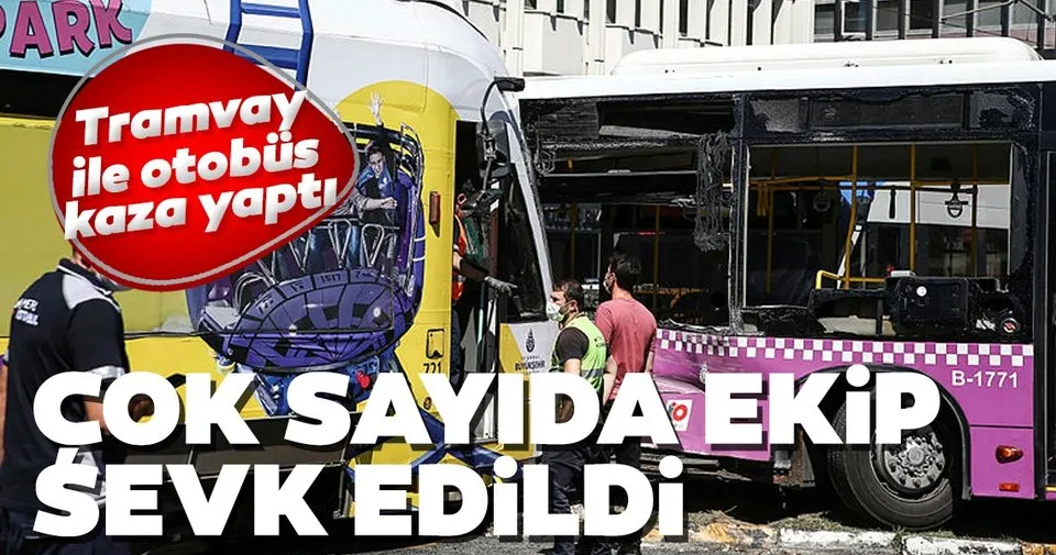 Son Dakika Haberi Istanbul Tophane De Tramvayla Otobus Carpisti Olay Yerine Cok Sayida Ekip Sevk Edildi Son Dakika Haberler