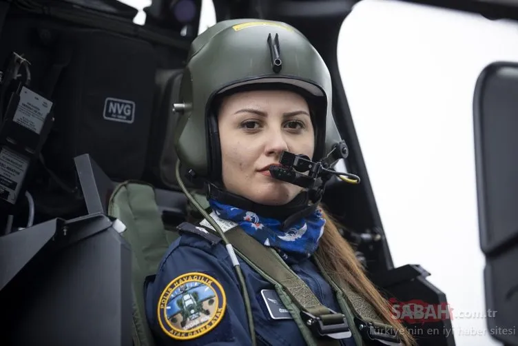 Komiser Özge Karabulut tarihe geçti! İlk kadın taarruz helikopter pilotu oldu