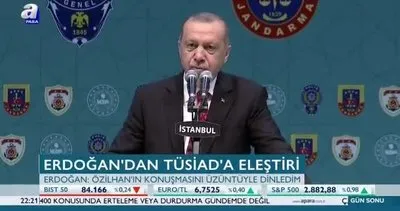 Erdoğan’dan TÜSİAD’a eleştiri
