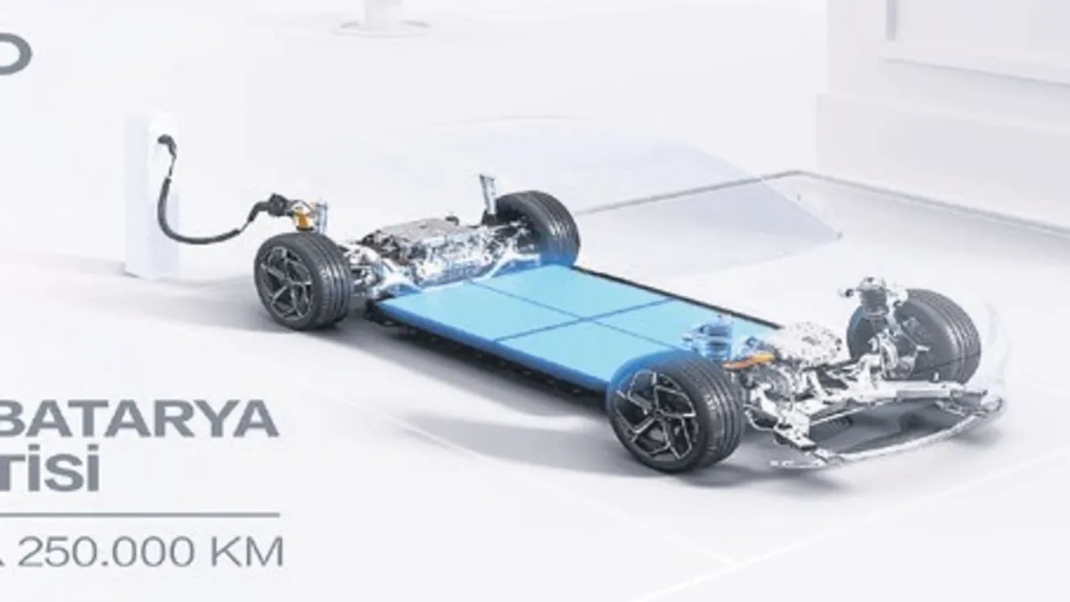 Batarya garantisi 250 bin km