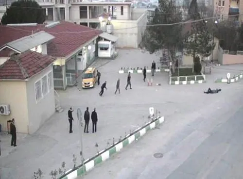 Mahkumun kaçırılış anı saniye saniye kamerada